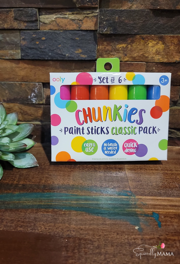 Chunkies Paint Sticks - Set of 6 – Squirrelly Mama